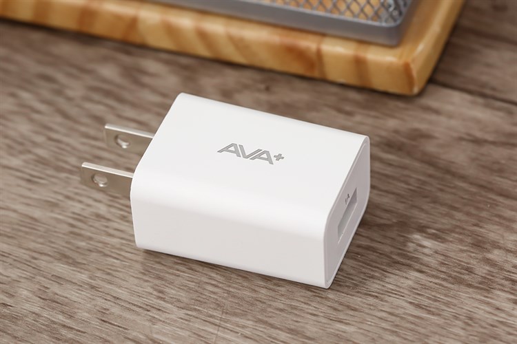 Adapter sạc USB 5W AVA+ DS016 Màu Trắng