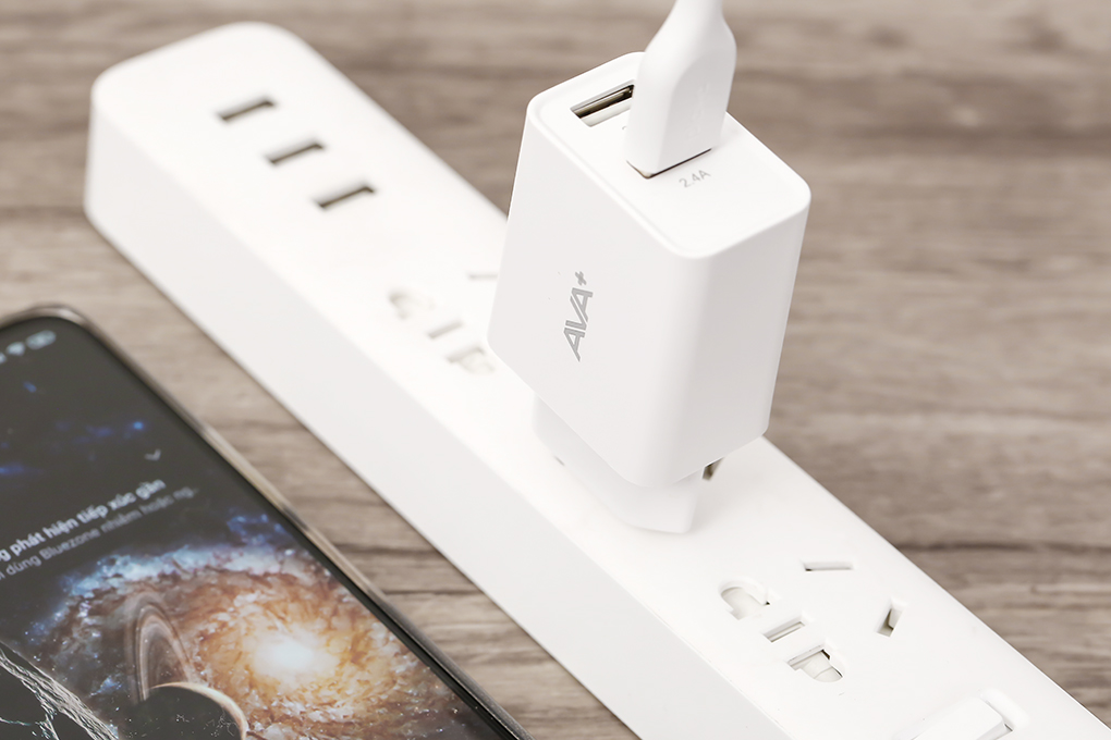Adapter Sạc USB 12W AVA+ DS020B - 5