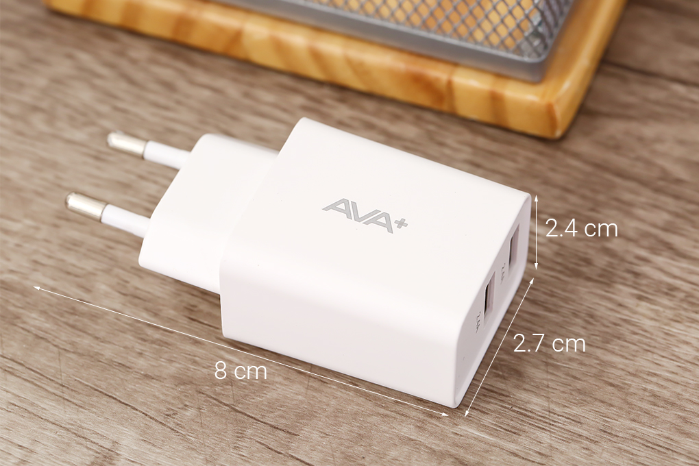 Adapter Sạc USB 12W AVA+ DS020B - 6