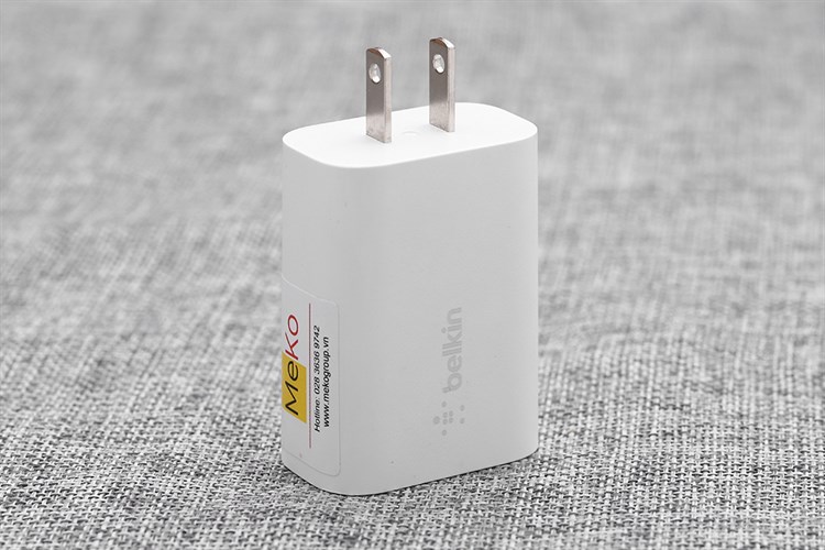 Adapter Sạc Type C PD 25W Belkin WCA004 Màu Trắng