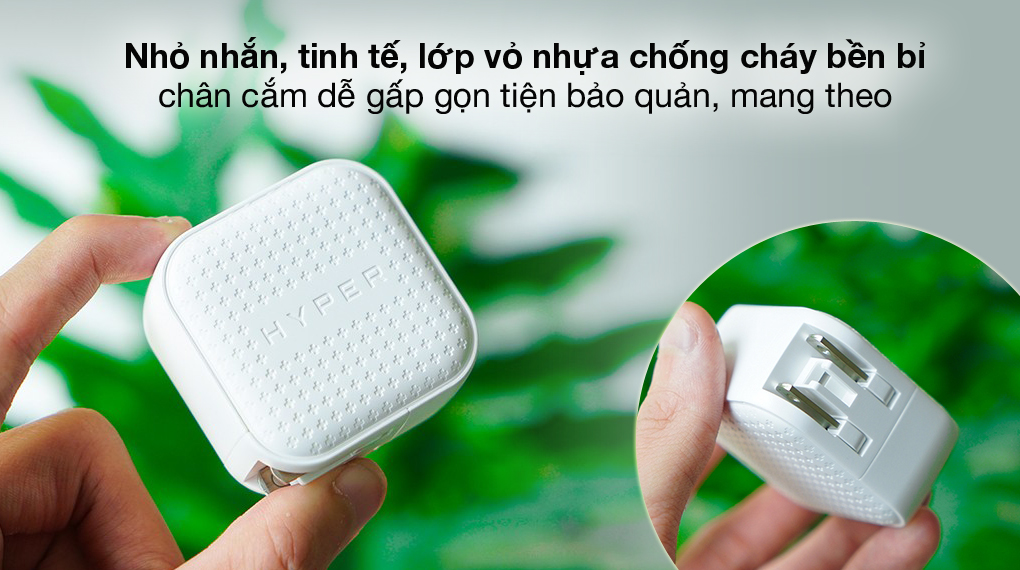 Nhỏ gọn, tinh tế - HyperJuice HJ265 Trắng