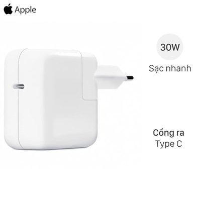 Sạc nhanh Type-C 30W Apple MY1W2