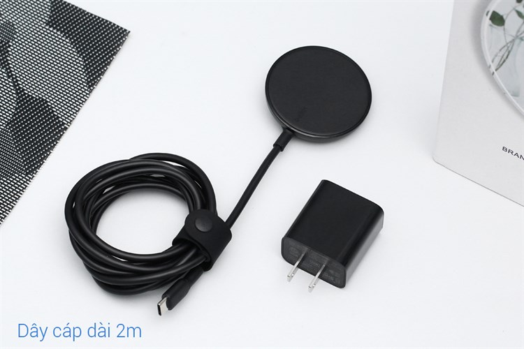 Sạc không dây Magnetic 10W Belkin WIA005 (Kèm củ sạc 20W) Màu Đen