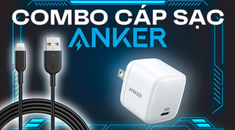 Adapter Sạc Type C PD GaN 30W Anker PowerPort Atom A2017