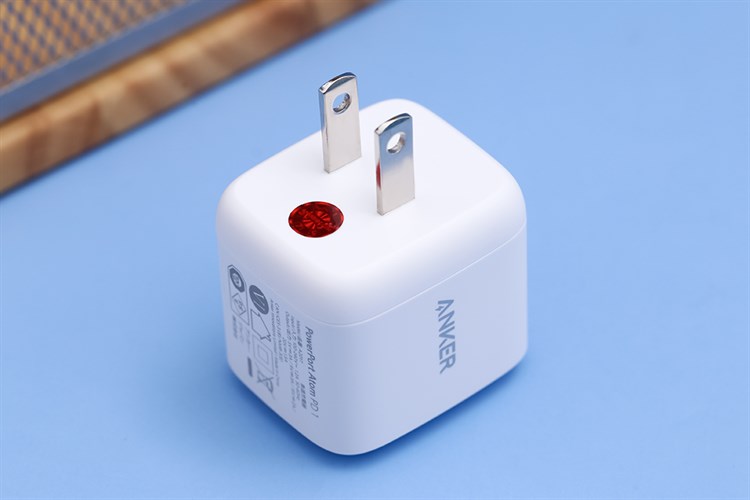 Adapter Sạc Type C PD GaN 30W Anker PowerPort Atom A2017 Màu Trắng