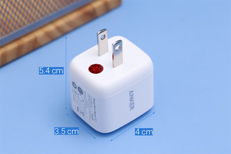 Adapter Sạc Type C PD GaN 30W Anker PowerPort Atom A2017 Màu Trắng