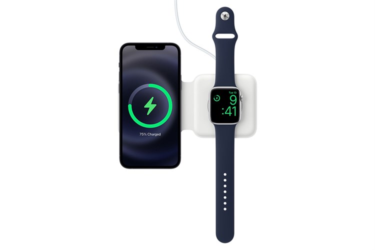 Sạc không dây MagSafe Duo Charger Apple MHXF3 Trắng Màu Trắng