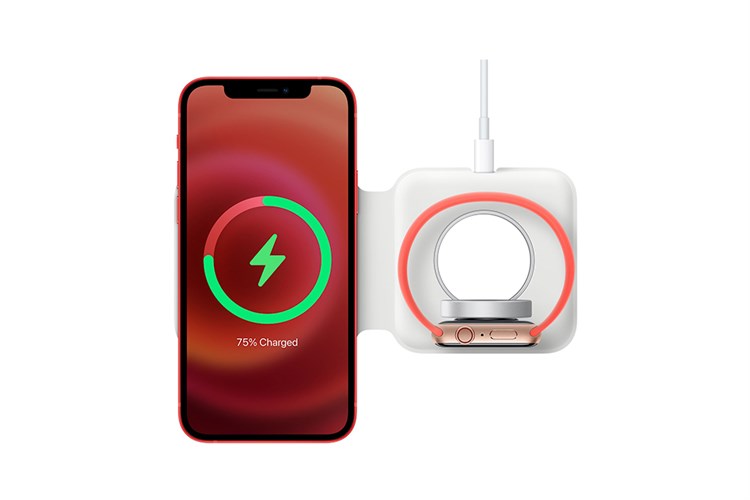 Sạc không dây MagSafe Duo Charger Apple MHXF3 Trắng Màu Trắng