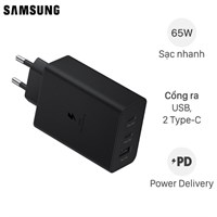 Adapter sạc 3 cổng USB Type C PD 65W Samsung EP-T6530