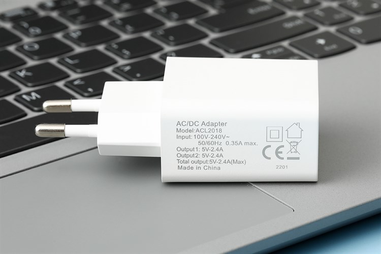 Adapter Sạc USB Hydrus ACL2018 Màu Trắng