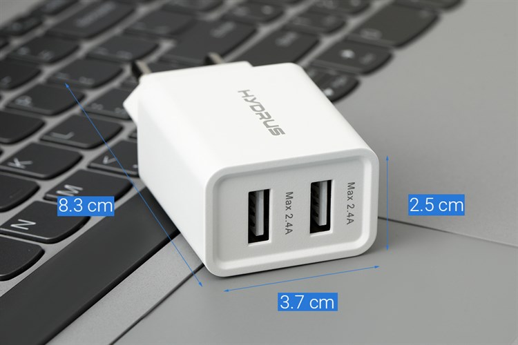Adapter Sạc USB Hydrus ACL2018 Màu Trắng