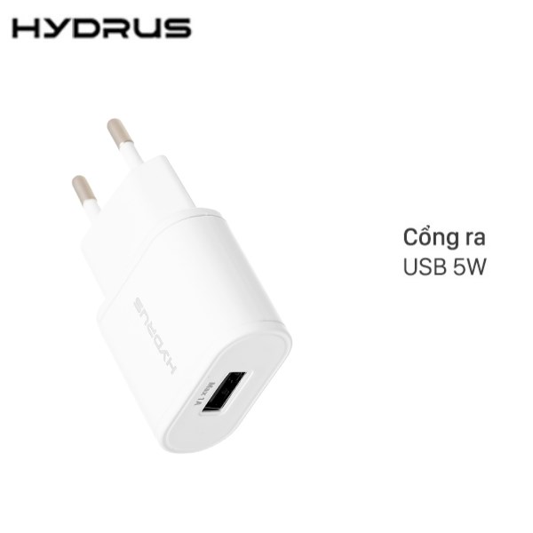 Adapter Sạc USB 5W Hydrus CS-TC027 Trắng