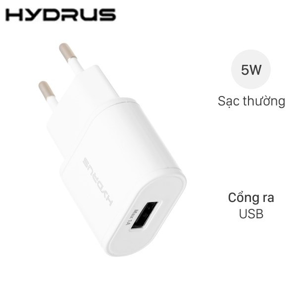 Adapter Sạc USB 5W Hydrus CS-TC027