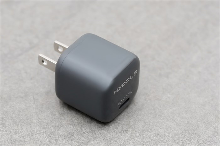 Adapter Sạc Type C PD 20W Hydrus UL160 Màu Xám