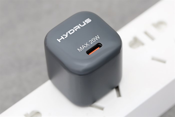 Adapter Sạc Type C PD 20W Hydrus UL160 Màu Xám
