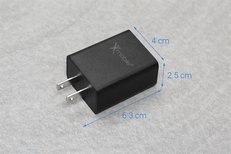 Adapter Sạc 2 cổng USB Type C 15W Xmobile MFK3A Màu Đen