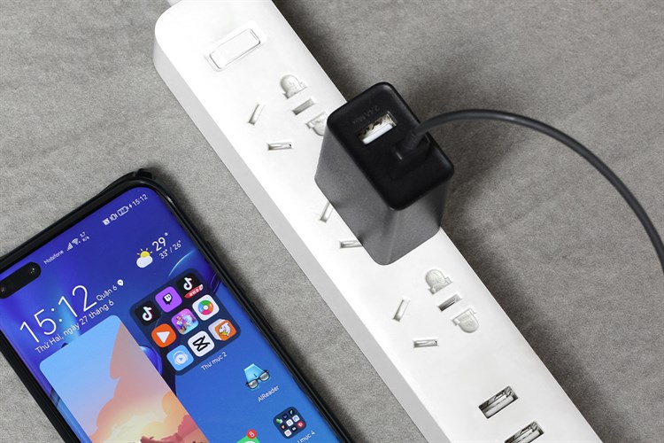 Adapter Sạc 2 cổng USB Type C 15W Xmobile MFK3A Màu Đen