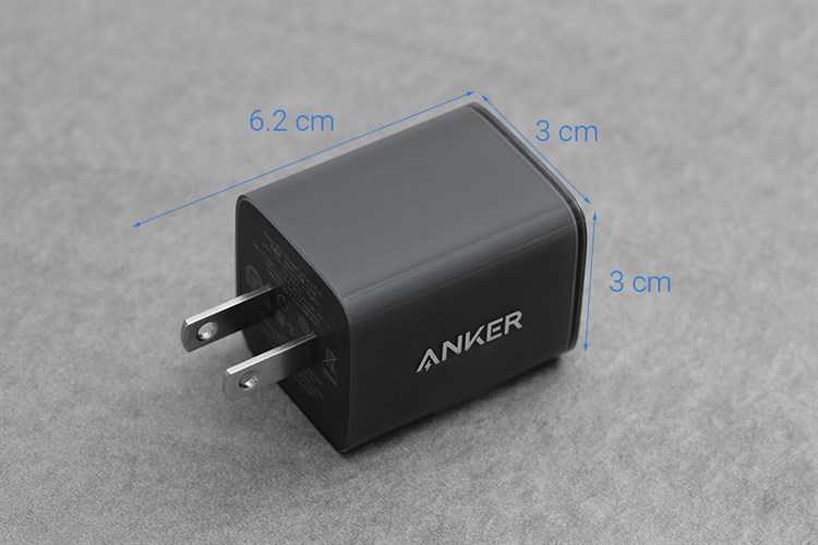 Adapter Sạc 2 cổng Type C PD 40W Anker Nano Pro A2038 Màu Đen