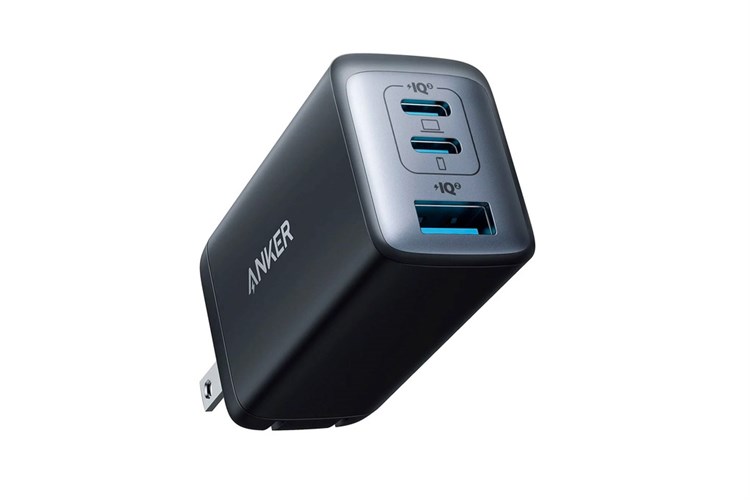 Adapter Sạc 3 cổng USB Type C PD QC 3.0 GaN 65W Anker PowerPort III Pod A2667