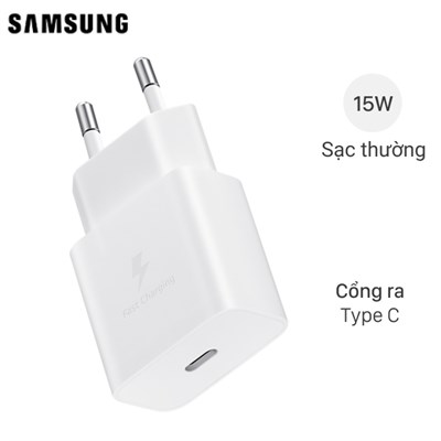 Adapter Sạc Type C 15W Samsung EP-T1510N