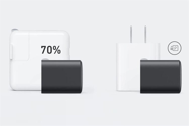 Adapter Sạc Type C PD GaN 30W Anker Nano 3 A2147 Màu Đen