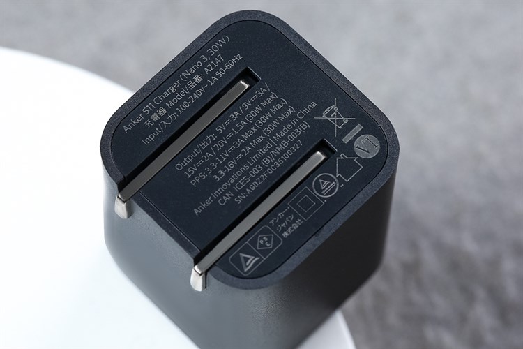 Adapter Sạc Type C PD GaN 30W Anker Nano 3 A2147 Màu Đen