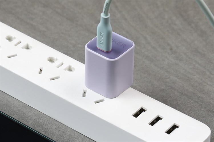 Adapter Sạc Type C PD GaN 30W Anker Nano 3 A2147 Màu Tím