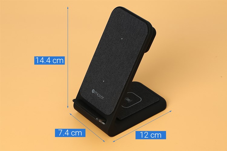 Đế sạc không dây 3 in 1 25W Mazer DESK390 Màu Đen