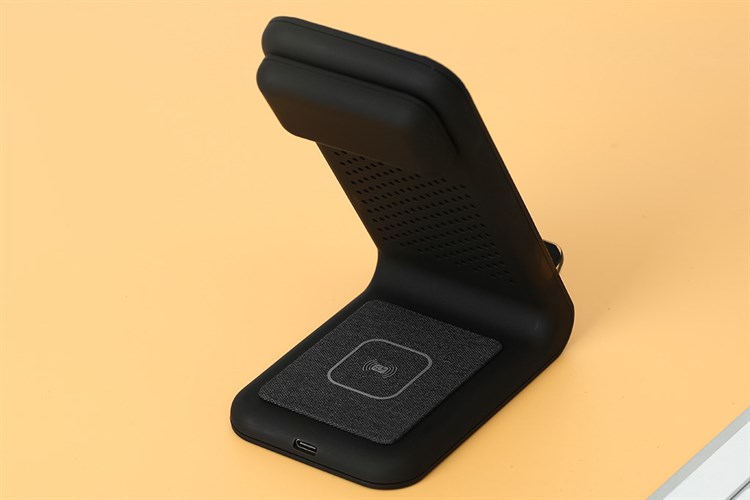 Đế sạc không dây 3 in 1 25W Mazer DESK390 Màu Đen