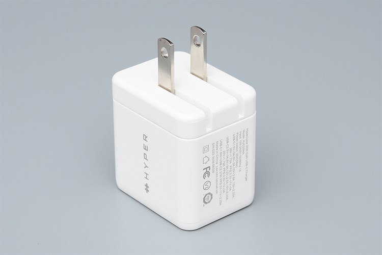 Adapter Sạc 2 cổng Type C PD QC3.0 GaN 35W HyperJuice HJG35NA