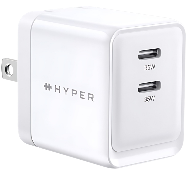 Củ sạc HyperJuice HJG35NA 35W 2 cổng Type-C Giá tốt