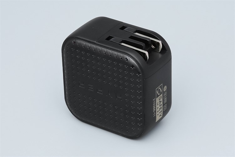 Adapter Sạc 3 cổng USB Type C PD QC3.0 GaN 66W HyperJuice HJ265 Màu Đen