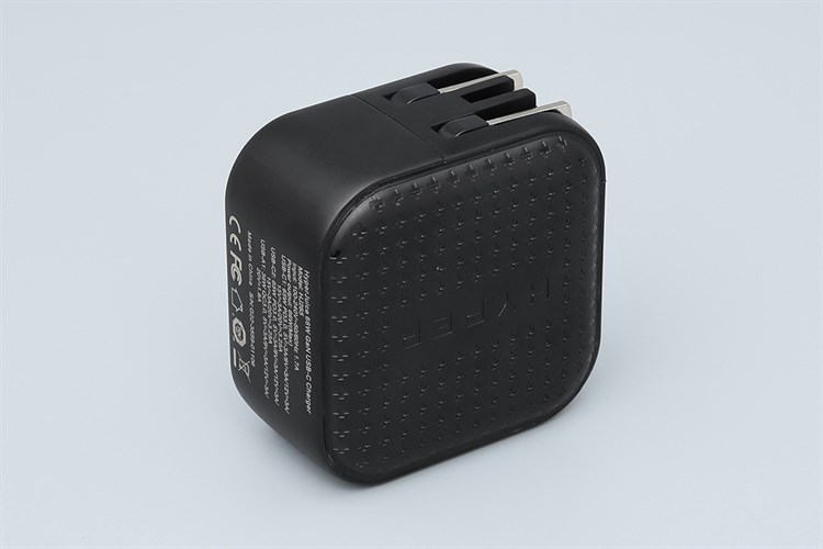 Adapter Sạc 3 cổng USB Type C PD QC3.0 GaN 66W HyperJuice HJ265 Màu Đen