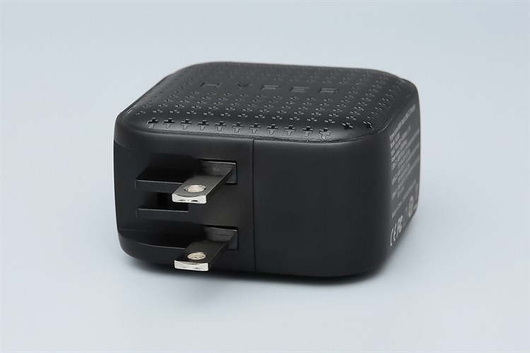 Adapter Sạc 3 cổng USB Type C PD QC3.0 GaN 66W HyperJuice HJ265 Màu Đen