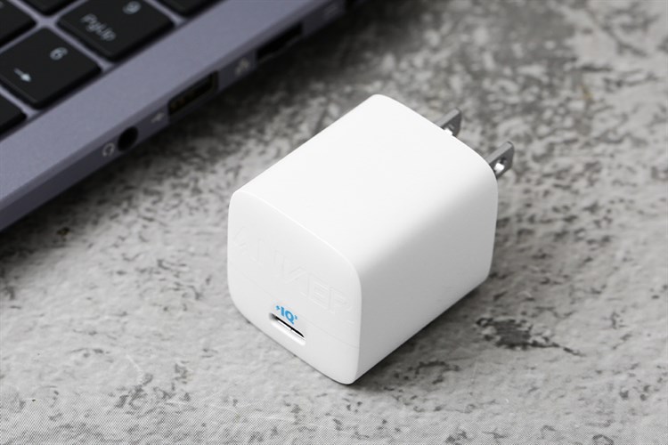 Adapter Sạc Type C PD PIQ 3.0 GaN II 30W Anker 313 A2639 Màu Trắng