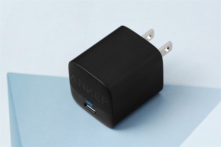 Adapter Sạc Type C PD PIQ 3.0 GaN II 30W Anker 313 A2639 Màu Đen