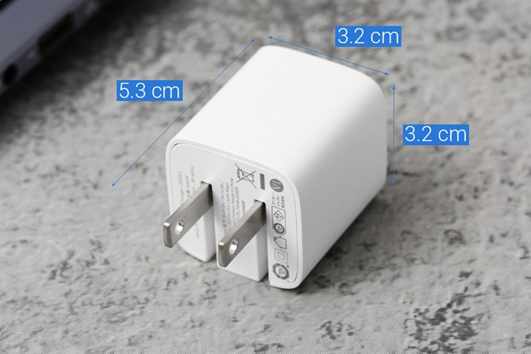 Adapter Sạc Type C PD PIQ 3.0 GaN II 30W Anker 313 A2639 Màu Trắng