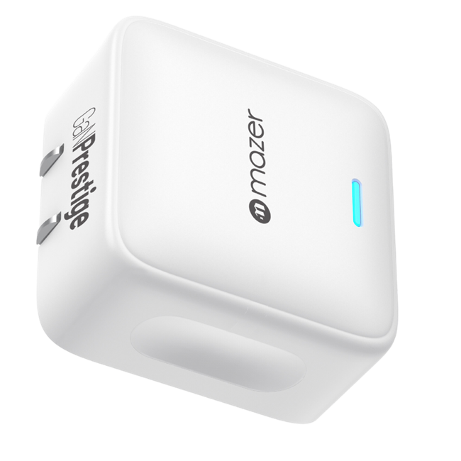 Adapter Sạc 2 cổng Type C PD GaN 35W Mazer GAN35US