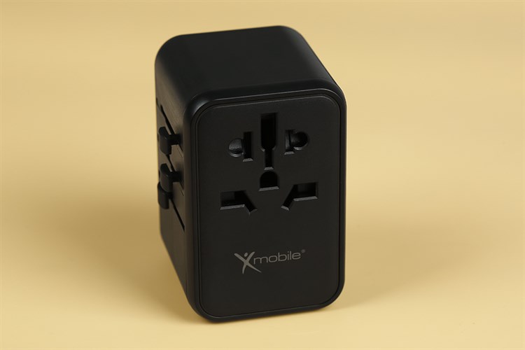Adapter Sạc đa năng Universal PD GaN 65W Xmobile DS636 Màu Đen