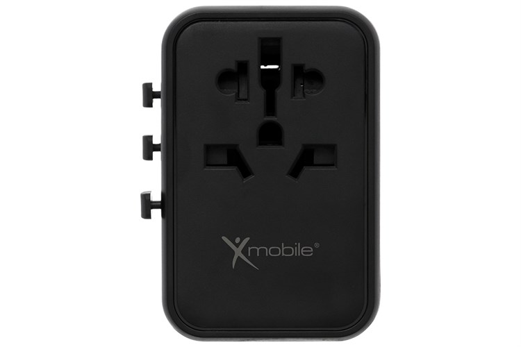 Adapter Sạc đa năng Universal PD GaN 65W Xmobile DS636 Màu Đen