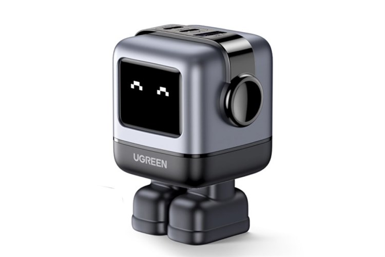 Adapter Sạc 3 cổng USB Type C PD QC3.0 GaN 65W Ugreen Robot Nexode 15570