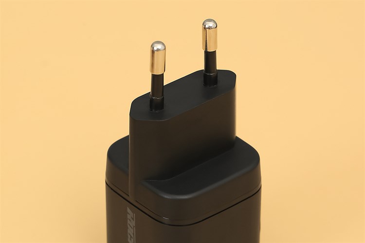 Adapter Sạc 2 cổng Type C PD QC 3.0 20W Rockrose Powercube II G20 Màu Đen