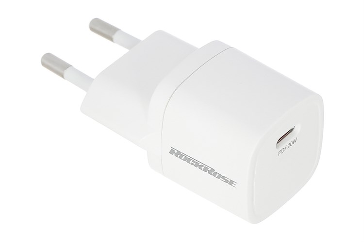 Adapter Sạc Type C PD 20W Rockrose Powercube SC NEO Màu Trắng