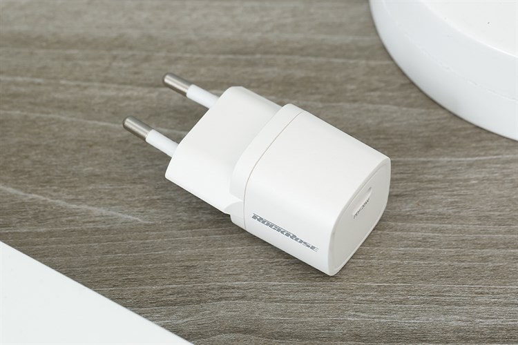 Adapter Sạc Type C PD 20W Rockrose Powercube SC NEO Màu Trắng