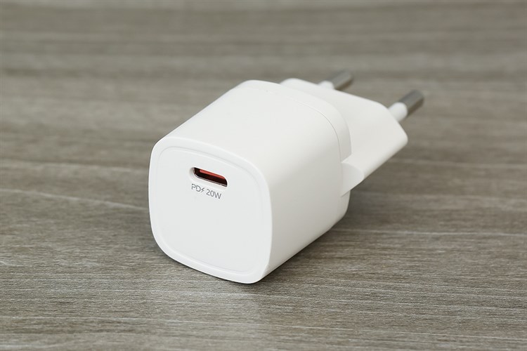 Adapter Sạc Type C PD 20W Rockrose Powercube SC NEO Màu Trắng