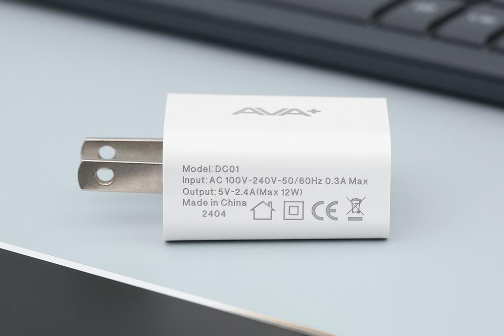 Adapter Sạc 12W AVA+ DC01 - 7