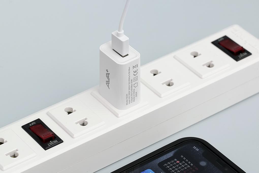 Adapter Sạc 12W AVA+ DC01 - 8
