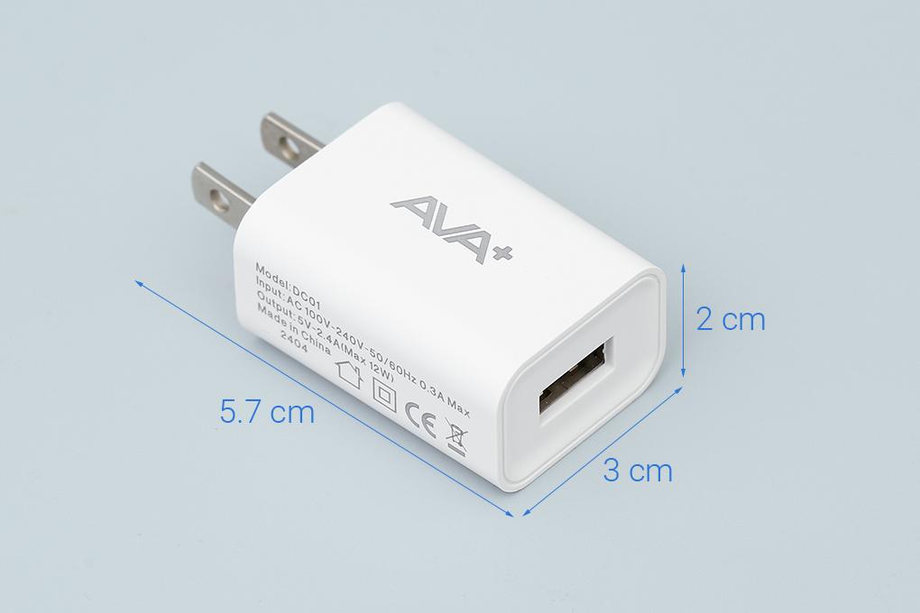 Adapter Sạc 12W AVA+ DC01 - 9