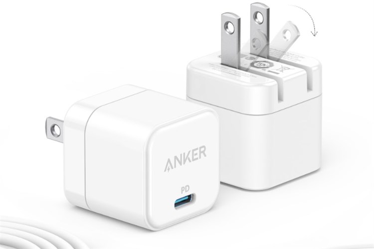 Sạc nhanh Type-C PD 20W Anker PowerPort III Cube A2149 Màu Trắng