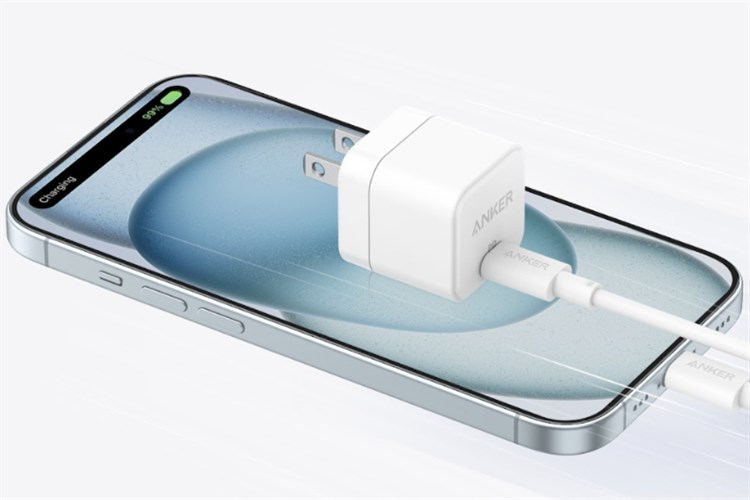 Sạc nhanh Type-C PD 20W Anker PowerPort III Cube A2149 Màu Trắng